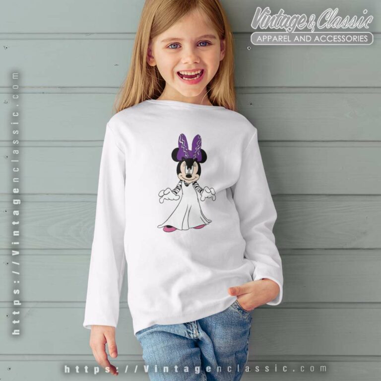 Minnie Boo Shirt Disney Halloween kids Longsleeves Minnie Boo Shirt Disney Halloween kids Longsleeves