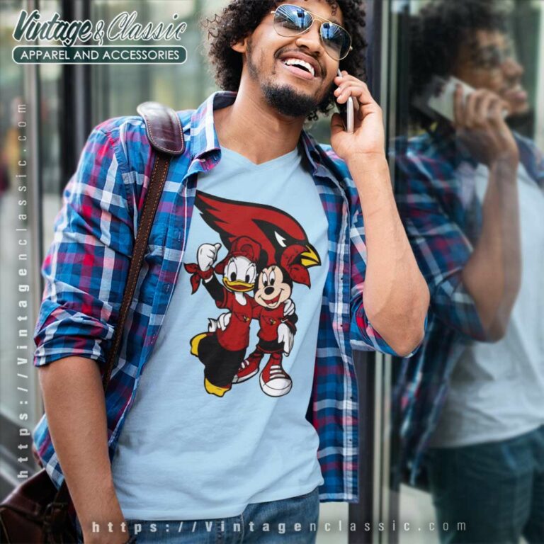 Minnie Daisy Arizona Cardinals V Neck TShirt Minnie Daisy Arizona Cardinals V Neck TShirt