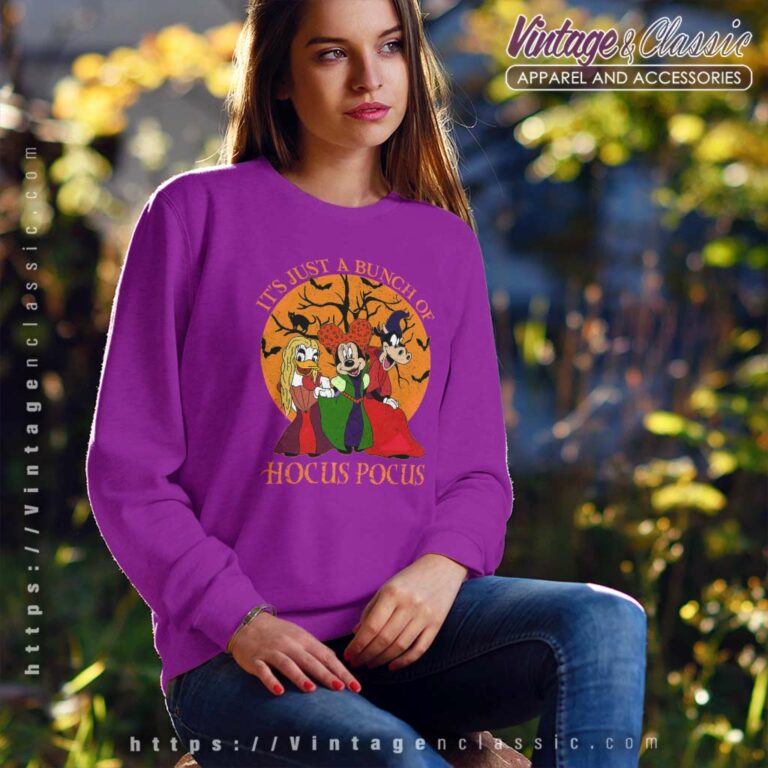 Minnie Disney Hocus Pocus Halloween Sweatshirt Minnie Disney Hocus Pocus Halloween Sweatshirt