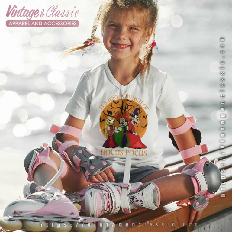 Minnie Disney Hocus Pocus Halloween kids Vneck Minnie Disney Hocus Pocus Halloween kids Vneck