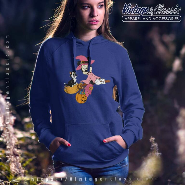 Minnie Flying Witch Costume Halloween Hoodie Minnie Flying Witch Costume Halloween Hoodie