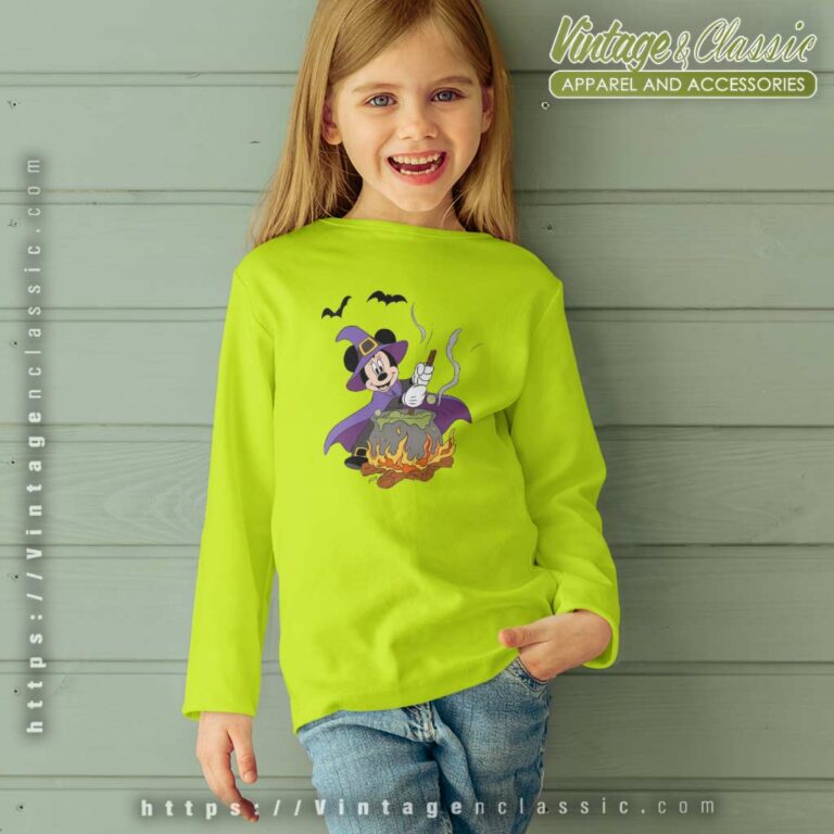 Minnie Halloween Shirt Cauldron kids Longsleeves Minnie Halloween Shirt Cauldron kids Longsleeves