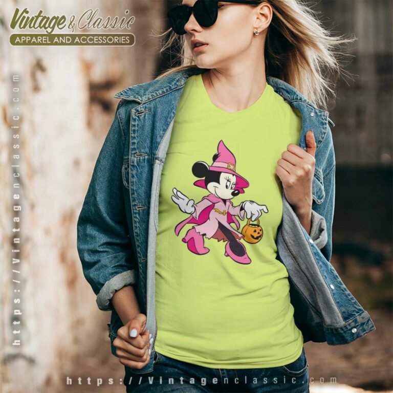 Minnie Mickeys Not So Scary Halloween Party V Neck TShirt Minnie Mickeys Not So Scary Halloween Party V Neck TShirt