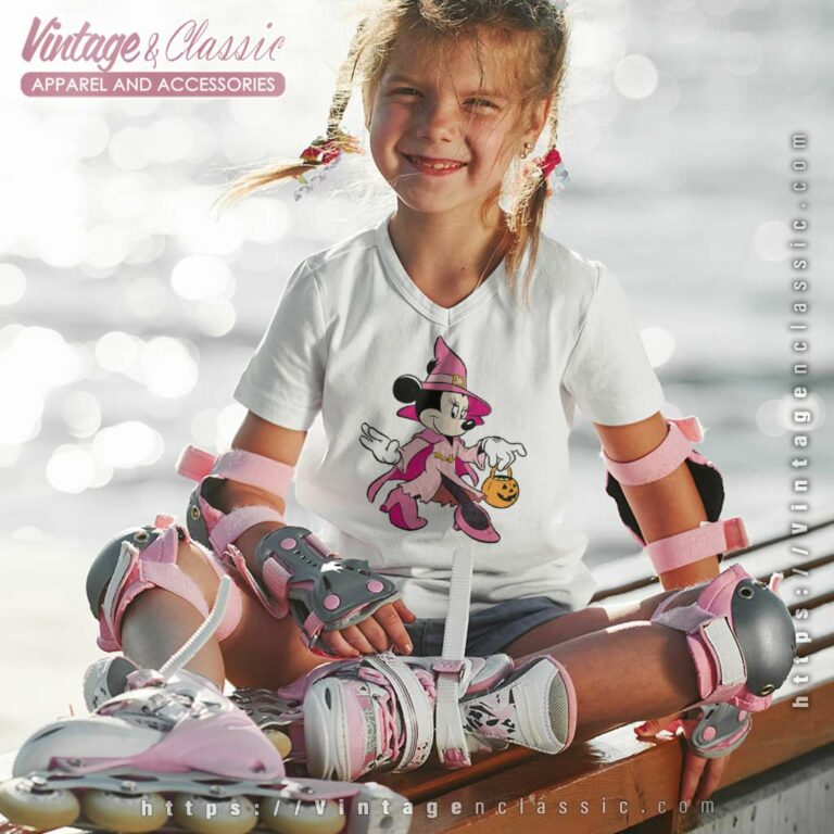 Minnie Mickeys Not So Scary Halloween Party kids Vneck Minnie Mickeys Not So Scary Halloween Party kids Vneck