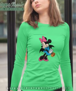 Minnie Mouse Bat Shirt Disney Minnie Long Sleeve Tee