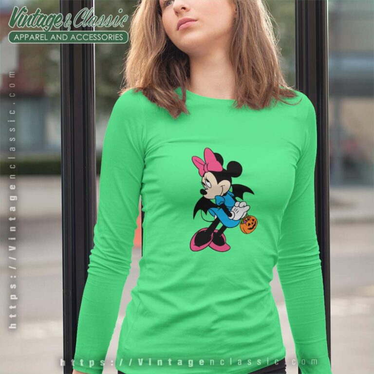 Minnie Mouse Bat Shirt Disney Minnie Long Sleeve Tee Minnie Mouse Bat Shirt Disney Minnie Long Sleeve Tee