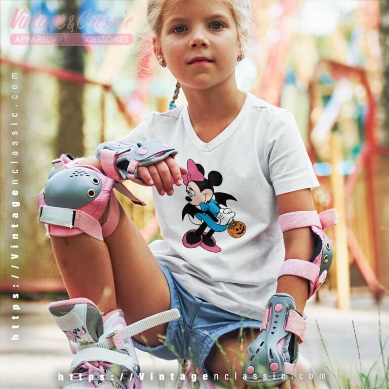 Minnie Mouse Bat Shirt Disney Minnie kids Vneck Minnie Mouse Bat Shirt Disney Minnie kids Vneck
