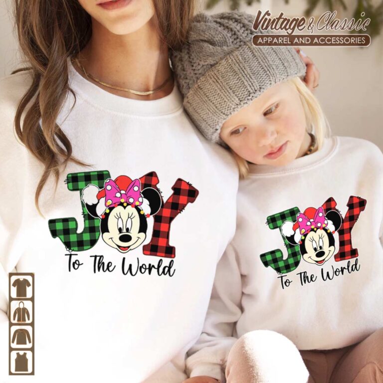 Minnie Mouse Disney Christmas Joy To The World shirt Minnie Mouse Disney Christmas Joy To The World shirt