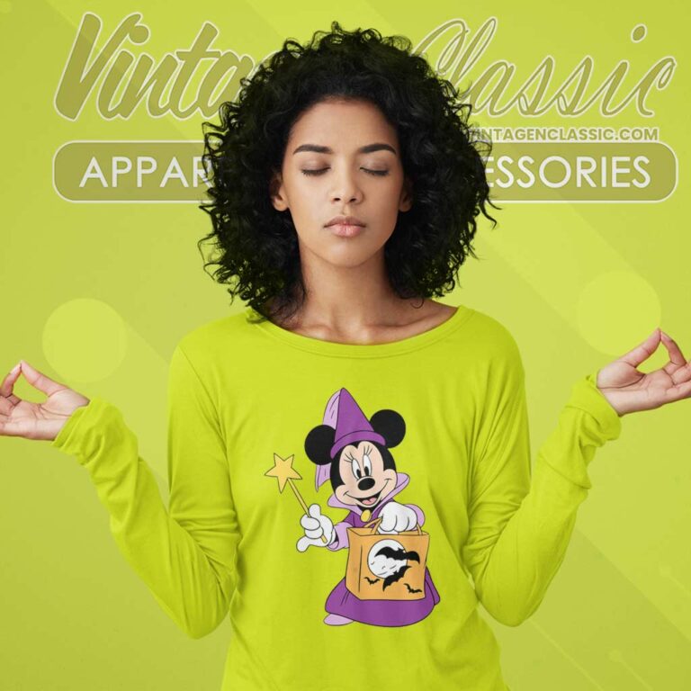 Minnie Mouse Fairy Halloween Long Sleeve Tee Minnie Mouse Fairy Halloween Long Sleeve Tee