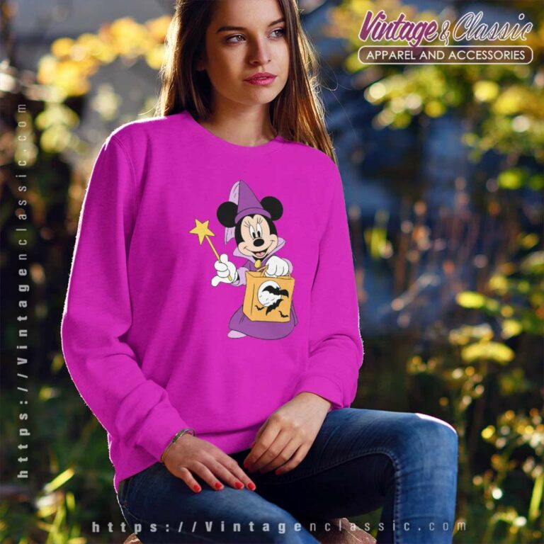 Minnie Mouse Fairy Halloween Sweatshirt Minnie Mouse Fairy Halloween Sweatshirt