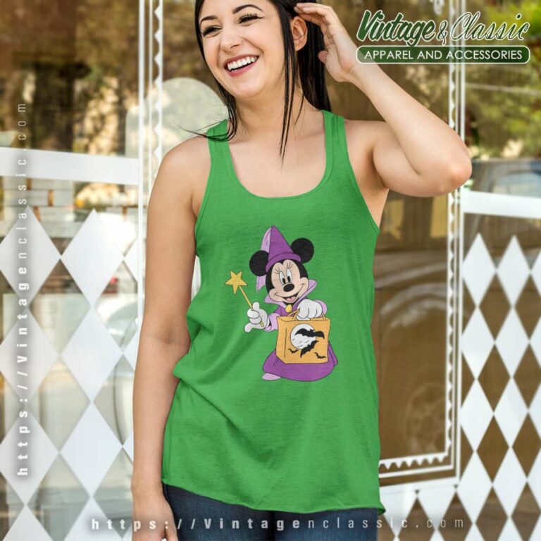 Minnie Mouse Fairy Halloween Tank Top Racerback Minnie Mouse Fairy Halloween Tank Top Racerback