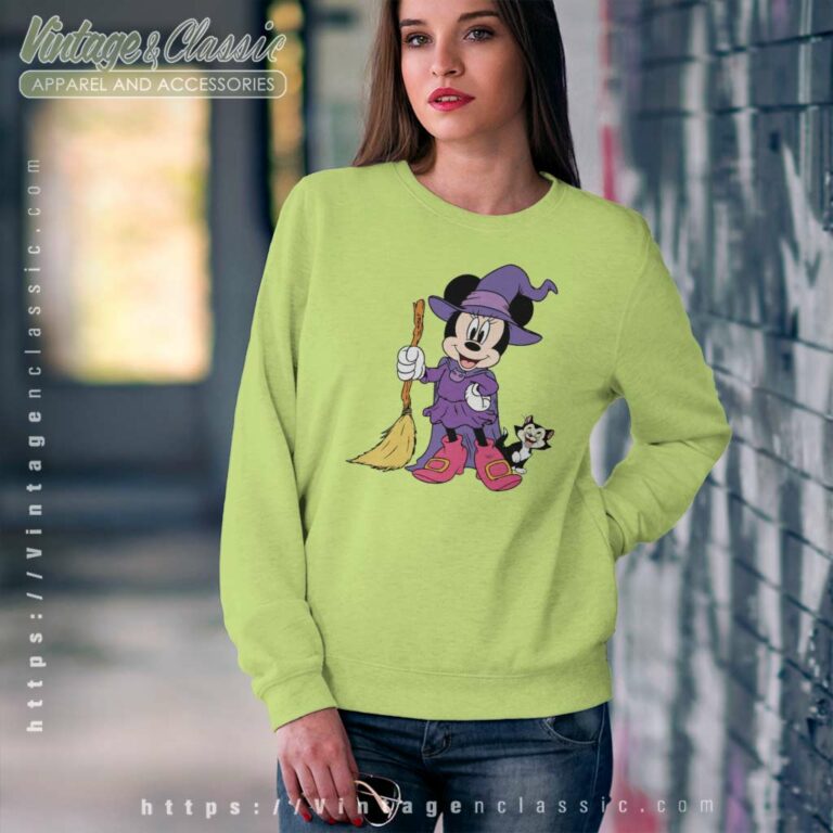 Minnie Mouse Figaro Halloween Shirt Disney Halloween Sweatshirt Minnie Mouse Figaro Halloween Shirt Disney Halloween Sweatshirt