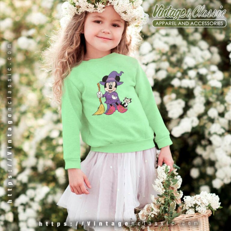 Minnie Mouse Figaro Halloween Shirt Disney Halloween kids Sweetshirt Minnie Mouse Figaro Halloween Shirt Disney Halloween kids Sweetshirt