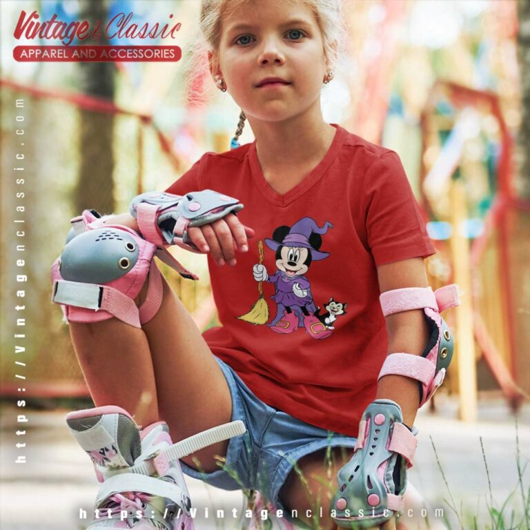 Minnie Mouse Figaro Halloween Shirt Disney Halloween kids Vneck Minnie Mouse Figaro Halloween Shirt Disney Halloween kids Vneck