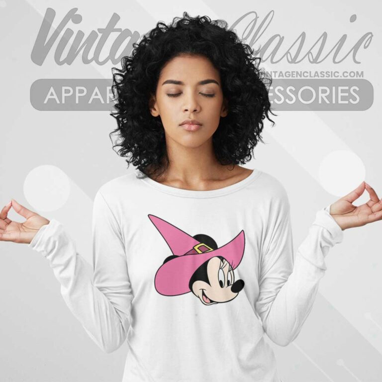Minnie Mouse Halloween Cute Long Sleeve Tee Minnie Mouse Halloween Cute Long Sleeve Tee