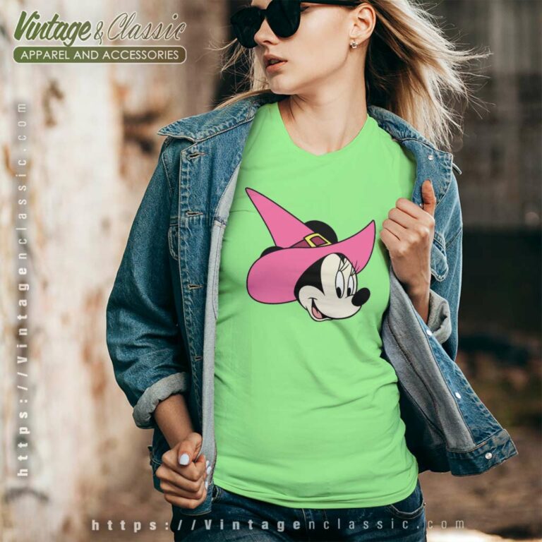Minnie Mouse Halloween Cute V Neck TShirt Minnie Mouse Halloween Cute V Neck TShirt