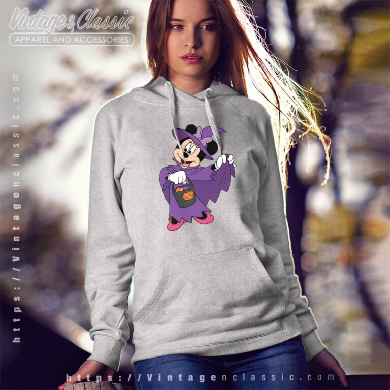 Minnie Mouse Halloween Witch Hoodie Minnie Mouse Halloween Witch Hoodie