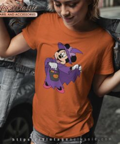 Minnie Mouse Halloween Witch Women TShirt