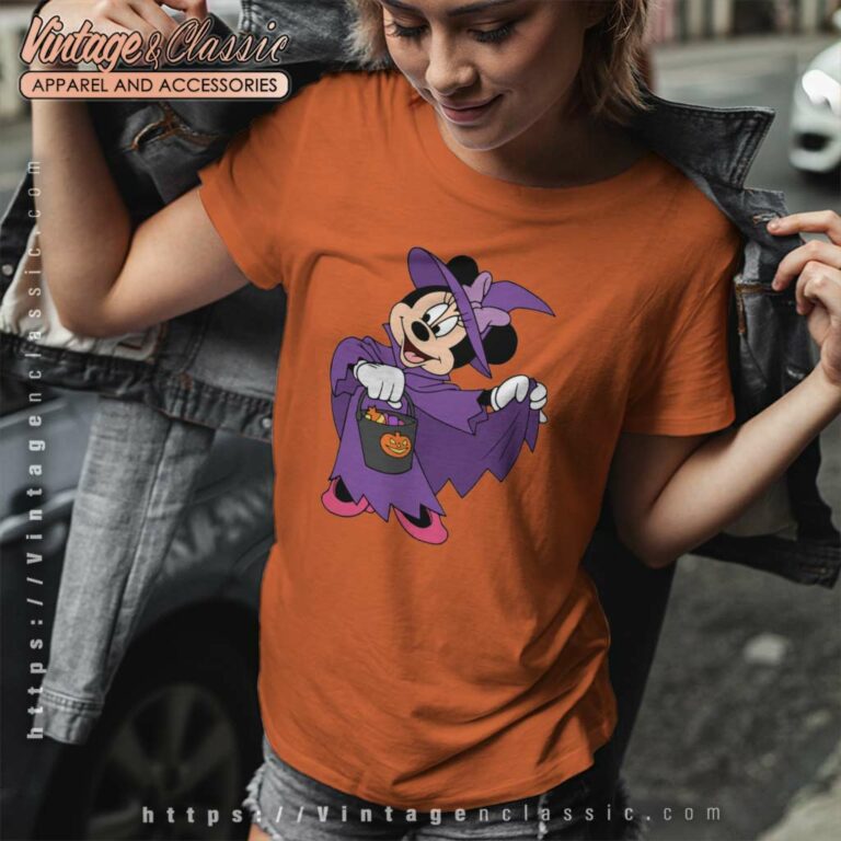 Minnie Mouse Halloween Witch Women TShirt Minnie Mouse Halloween Witch Women TShirt