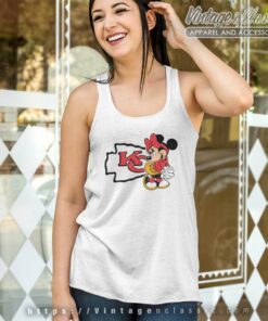 Minnie Mouse Kansas City Chiefs Tank Top Racerback 1