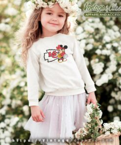 Minnie Mouse Kansas City Chiefs kids Sweatshirt 1