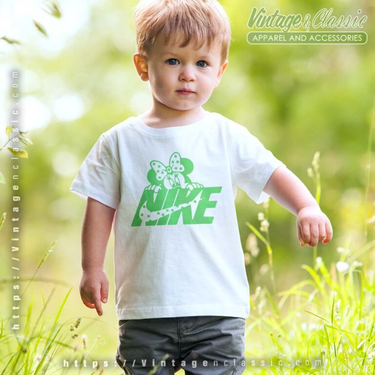 Minnie Mouse NIKE St Patricks Day Kids Shirt Minnie Mouse NIKE St Patricks Day Kids Shirt