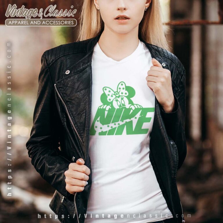 Minnie Mouse NIKE St Patricks Day Vneck Minnie Mouse NIKE St Patricks Day Vneck