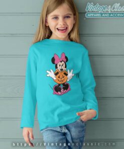 Minnie Mouse Pumpkin Halloween kids Longsleeves