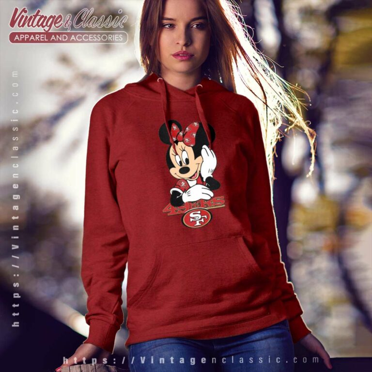 Minnie Mouse San Francisco 49ers Hoodie Minnie Mouse San Francisco 49ers Hoodie