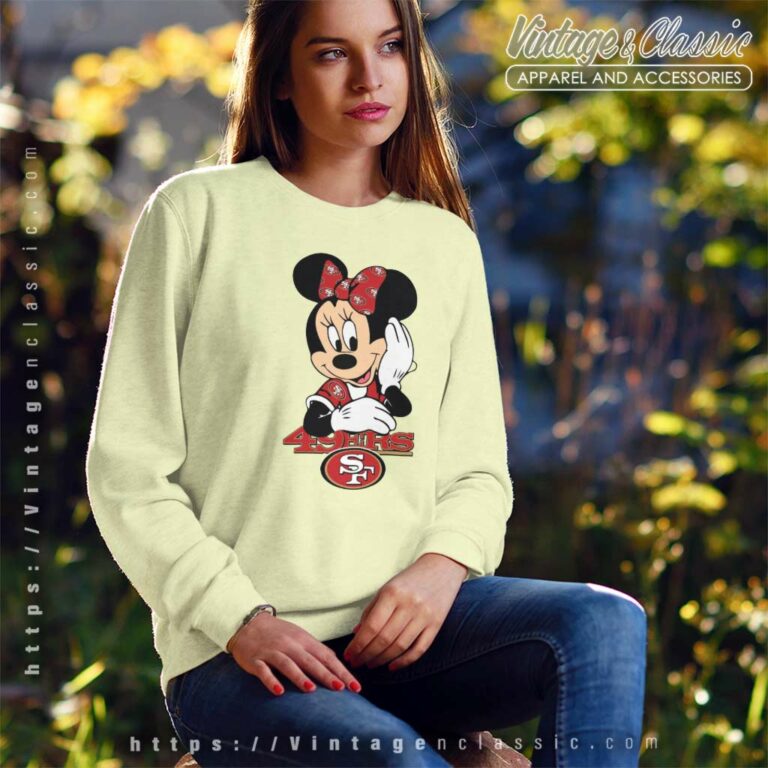 Minnie Mouse San Francisco 49ers Sweatshirt Minnie Mouse San Francisco 49ers Sweatshirt