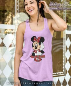Minnie Mouse San Francisco 49ers Tank Top Racerback
