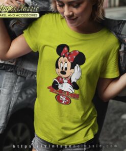 Minnie Mouse San Francisco 49ers Women TShirt