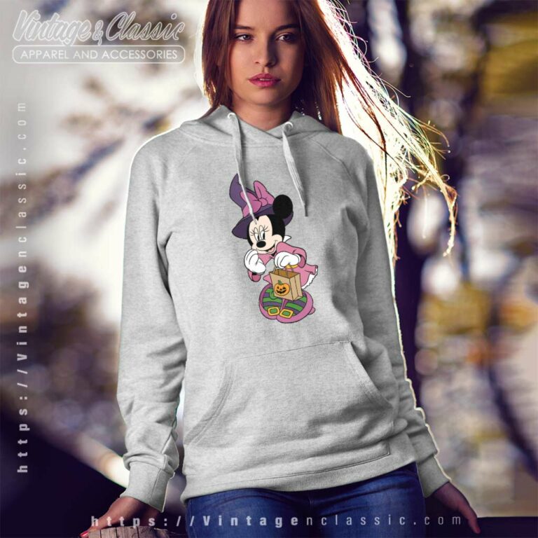 Minnie Mouse Trick Or Treat Halloween Hoodie Minnie Mouse Trick Or Treat Halloween Hoodie