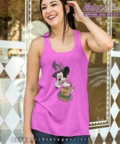Minnie Mouse Trick Or Treat Halloween Tank Top Racerback