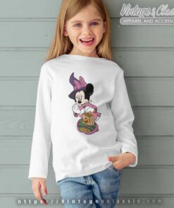 Minnie Mouse Trick Or Treat Halloween kids Longsleeves
