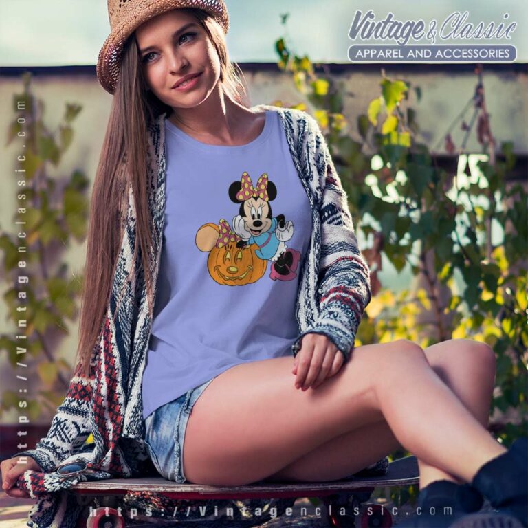 Minnie Pumpkin Halloween Shirt Gift For Her T Shirt Minnie Pumpkin Halloween Shirt Gift For Her T Shirt