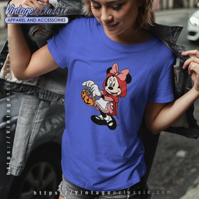 Minnie Red Riding Hood Halloween Women TShirt Minnie Red Riding Hood Halloween Women TShirt