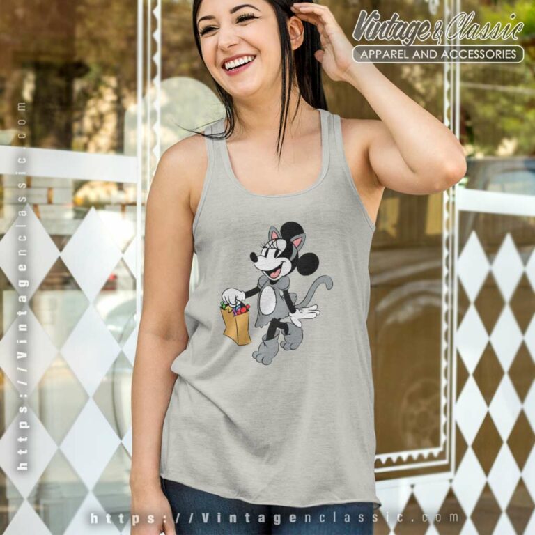 Minnie Spooky Halloween Shirt Trick Or Treat Tank Top Racerback Minnie Spooky Halloween Shirt Trick Or Treat Tank Top Racerback