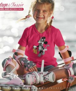 Minnie Spooky Halloween Shirt Trick Or Treat kids Vneck