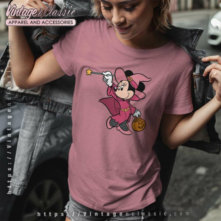 Minnie Witch Disney Halloween Women TShirt Minnie Witch Disney Halloween Women TShirt