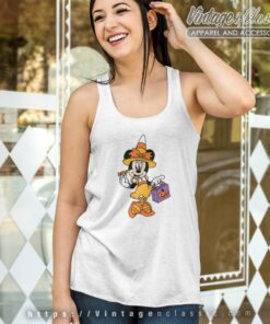 Minnie Witch Shirt Trick Or Treat Halloween Tank Top Racerback