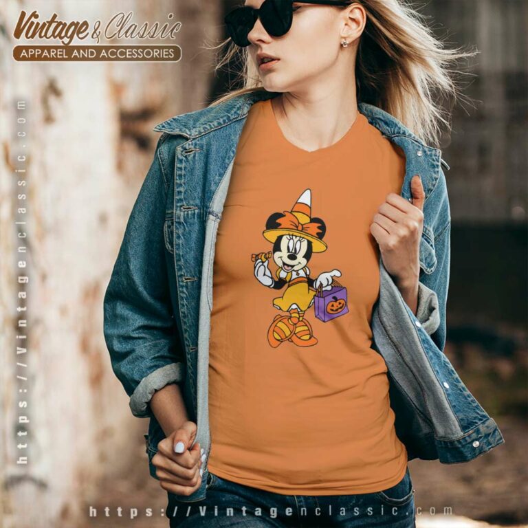 Minnie Witch Shirt Trick Or Treat Halloween V Neck TShirt Minnie Witch Shirt Trick Or Treat Halloween V Neck TShirt