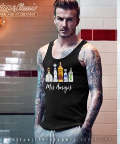Mis Amigos Tequila Funny Tank Top Racerback