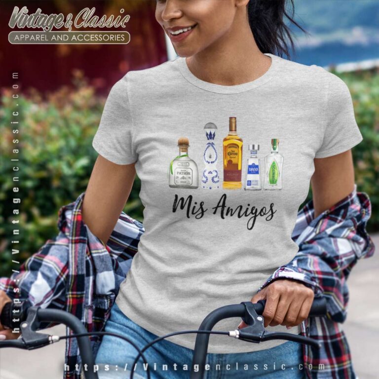 Mis Amigos Tequila Funny Women TShirt Mis Amigos Tequila Funny Women TShirt