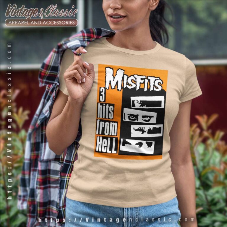 Misfits 3 Hits From Hell Women TShirt Misfits 3 Hits From Hell Women TShirt
