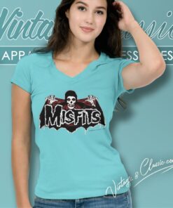 Misfits Batfiend V Neck TShirt