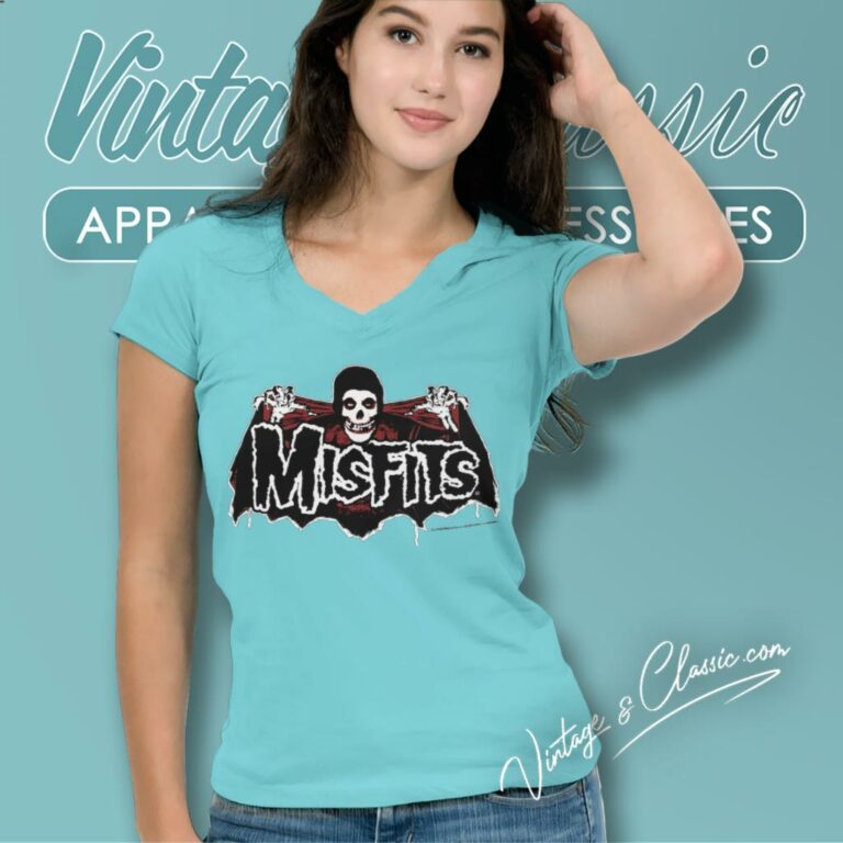 Misfits Batfiend V Neck TShirt Misfits Batfiend V Neck TShirt