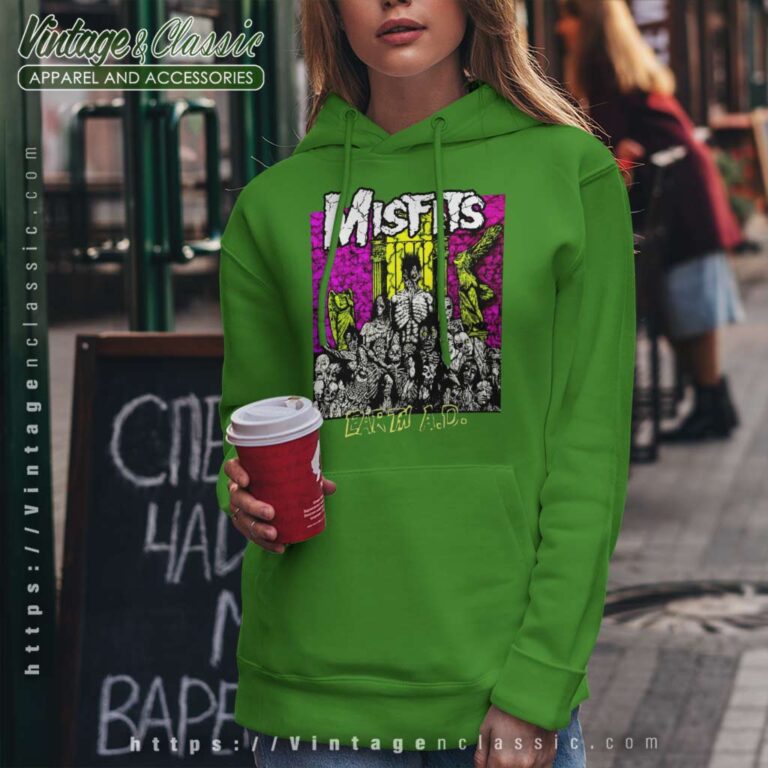 Misfits Earth A D Album Hoodie Misfits Earth A D Album Hoodie