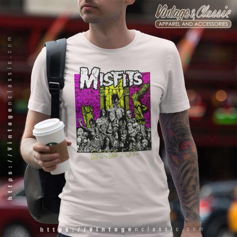 Misfits Earth A D Album T Shirt Misfits Earth A D Album T Shirt