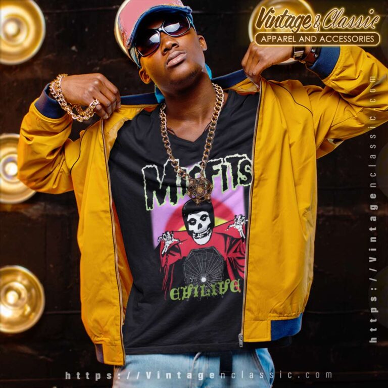 Misfits Evilive V Neck TShirt Misfits Evilive V Neck TShirt